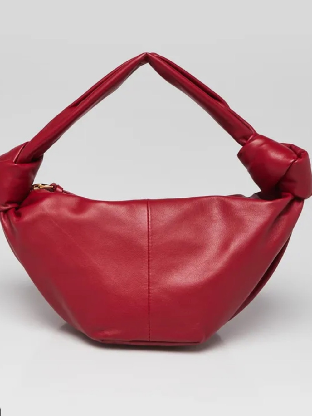 Bottega Veneta Burgundy Leather double Knot Bag